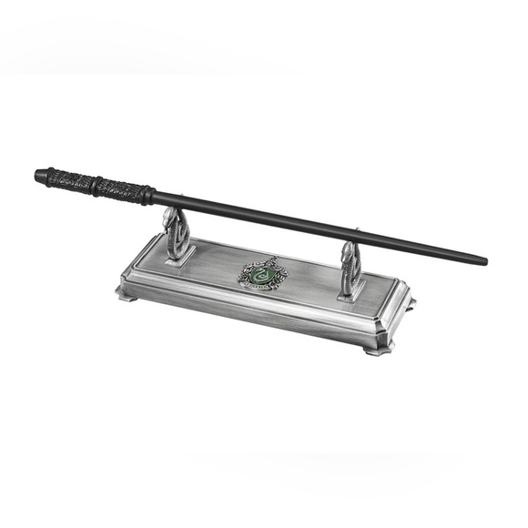 Elegant Silver Wand/Pen Stand with Slytherin Snake Design - Picture 2 of 5